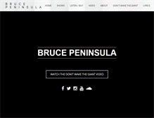 Tablet Screenshot of bruce-peninsula.com